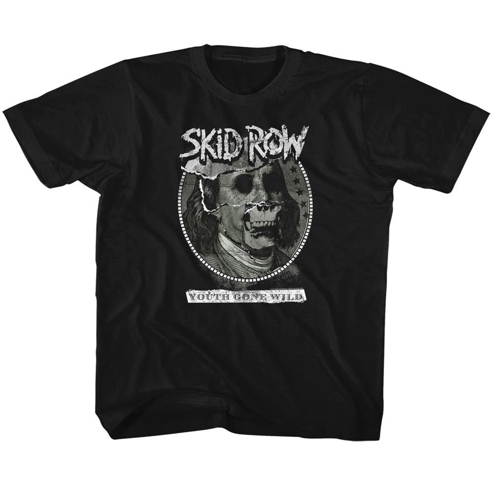 SKID ROW Eye-Catching T-Shirt, DEAD BENJI