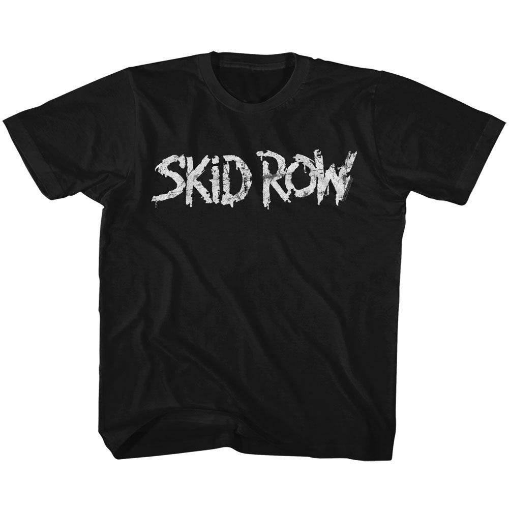 SKID ROW Eye-Catching T-Shirt, WHITISH LOGO