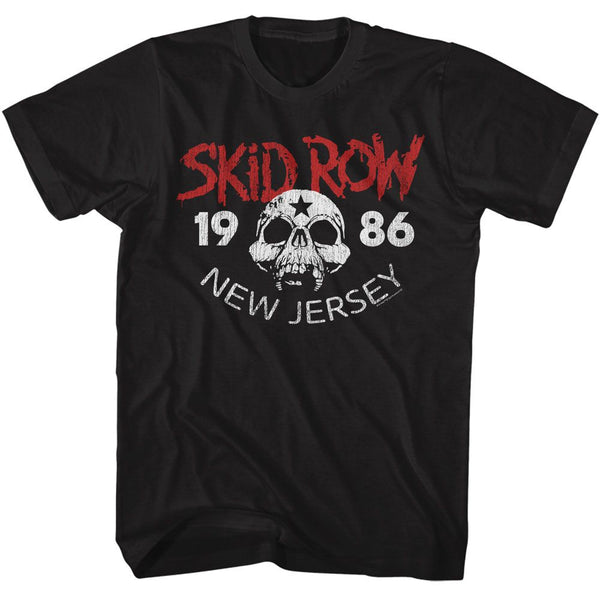 SKID ROW Eye-Catching T-Shirt, New Jersey 86