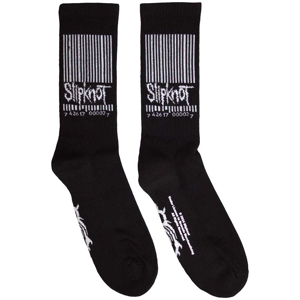 SLIPKNOT Unisex Ankle Socks, Barcode &amp; Tribal S