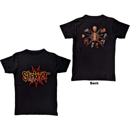 SLIPKNOT Attractive T-Shirt, The End So Far Pentagram Heads