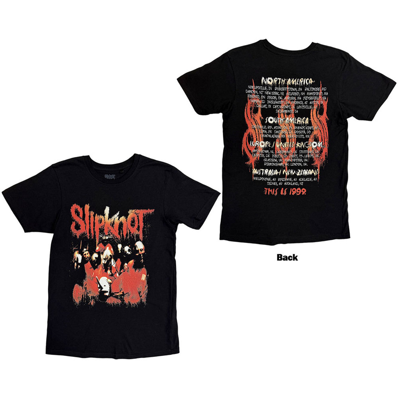 SLIPKNOT Attractive T-Shirt, North American Tour &