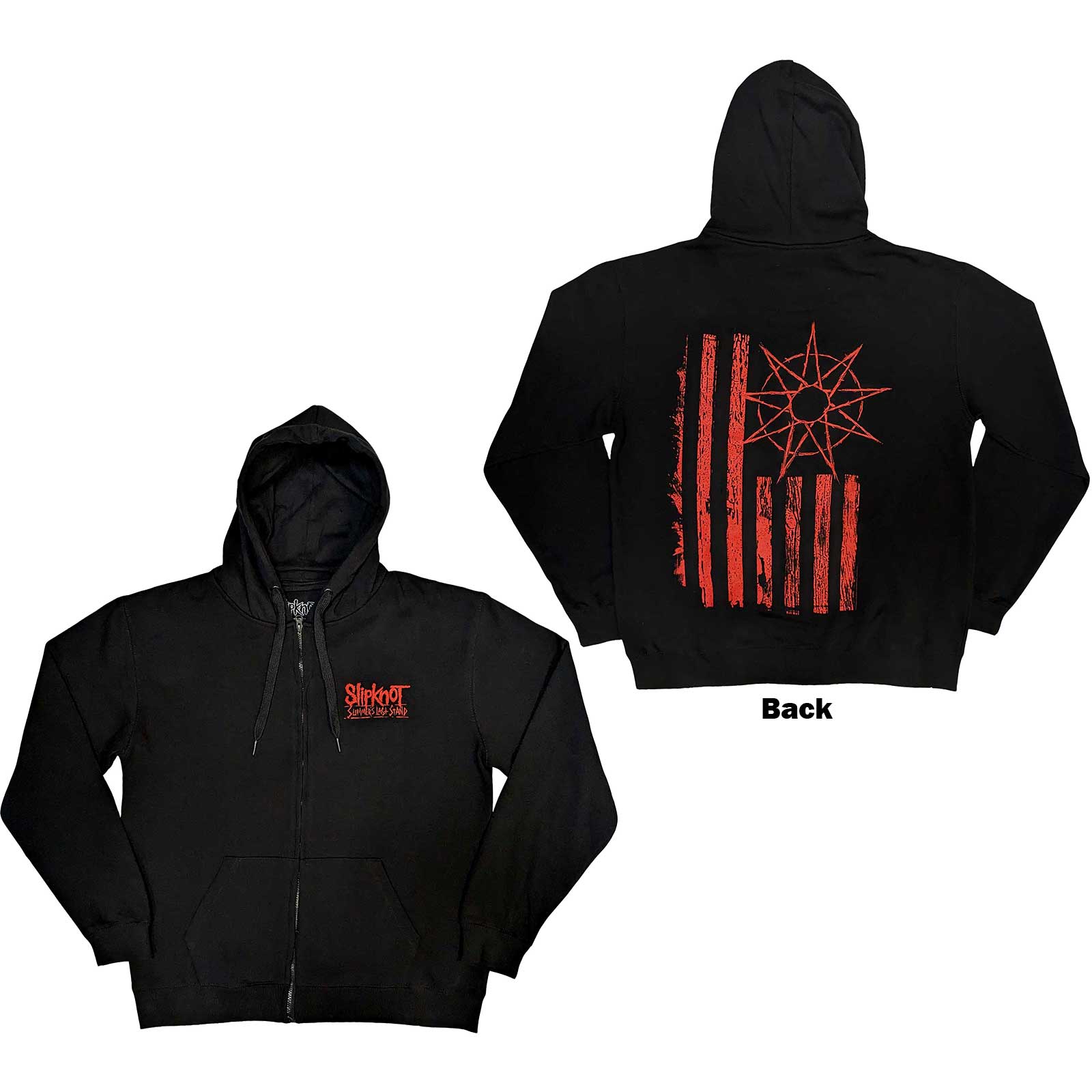 SLIPKNOT Attractive Hoodie, 9-Point Flag