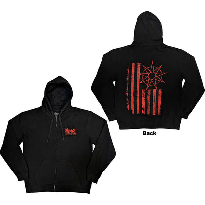 SLIPKNOT Attractive Hoodie, 9-Point Flag