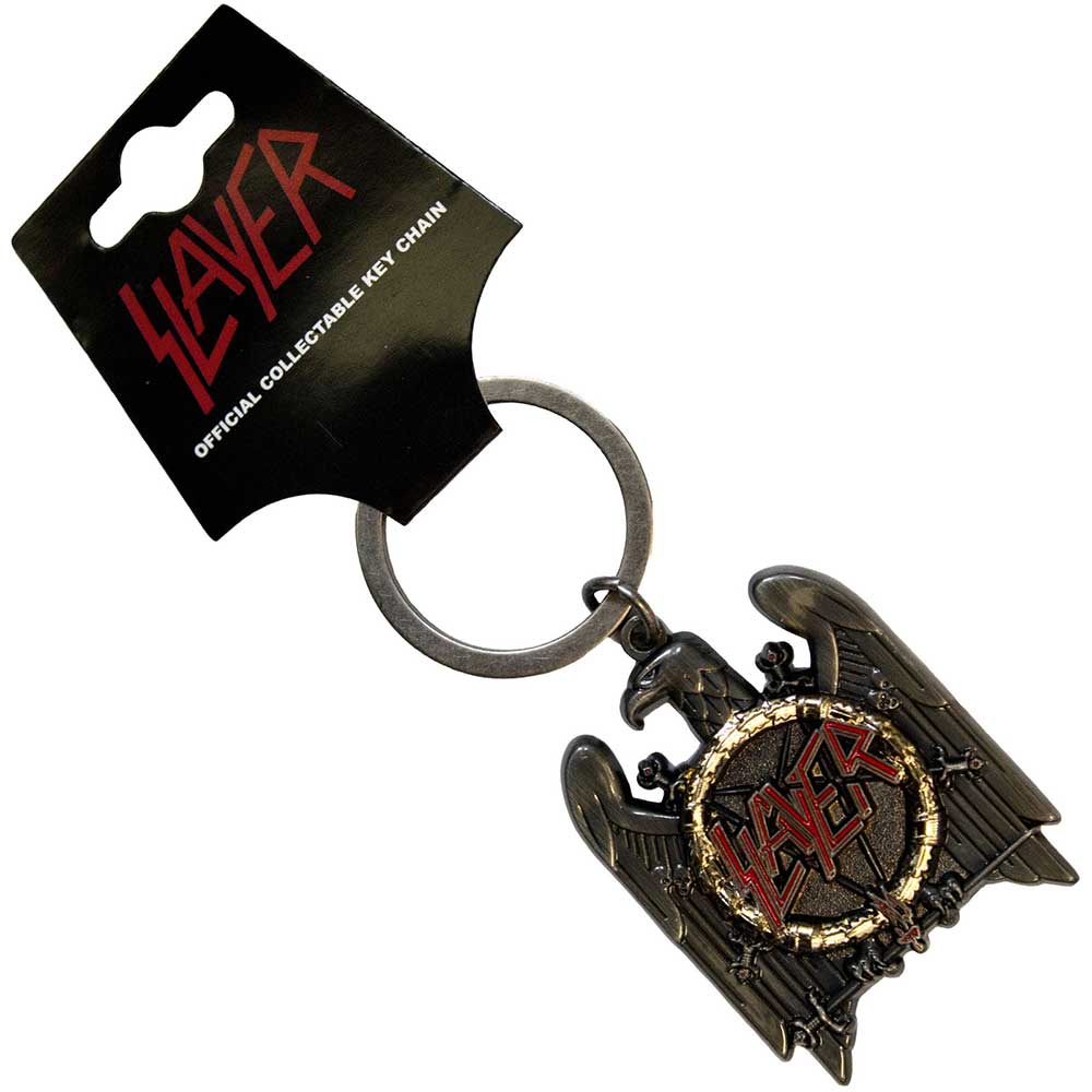 SLAYER Keychain, Silver Eagle