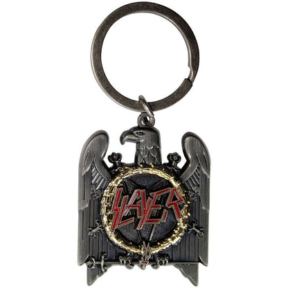 SLAYER Keychain, Silver Eagle