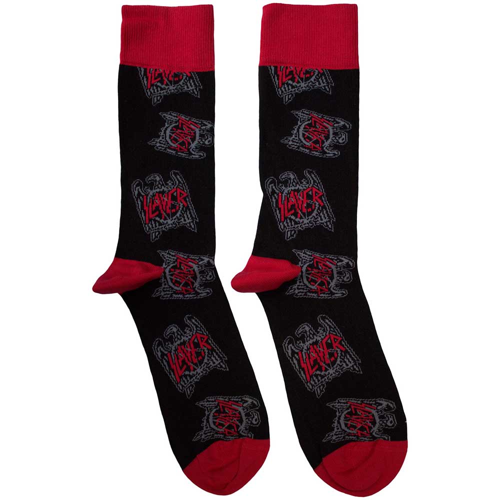 SLAYER Unisex Ankle Socks, Eagle Crest Pattern