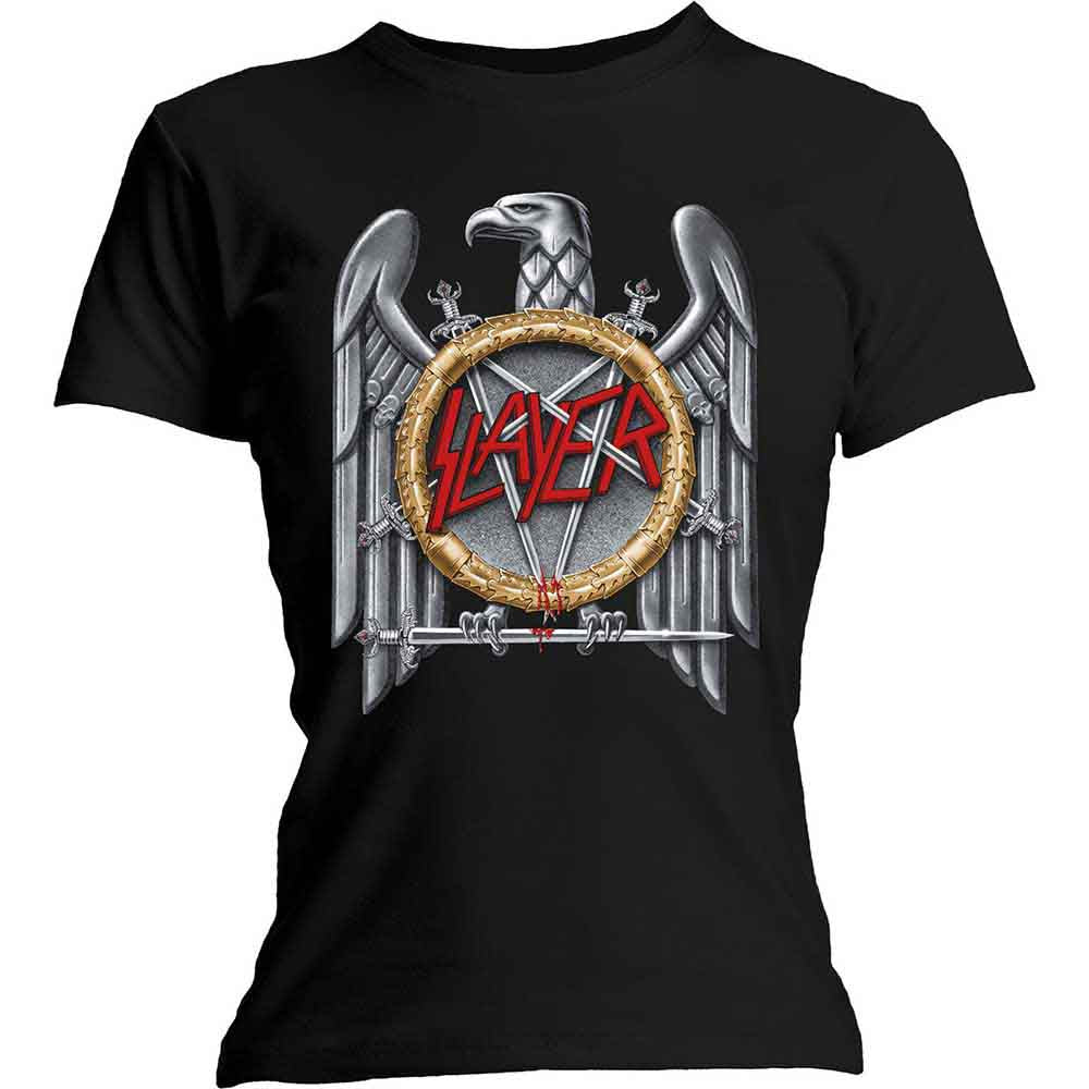 SLAYER Attractive T-Shirt, Silver Eagle