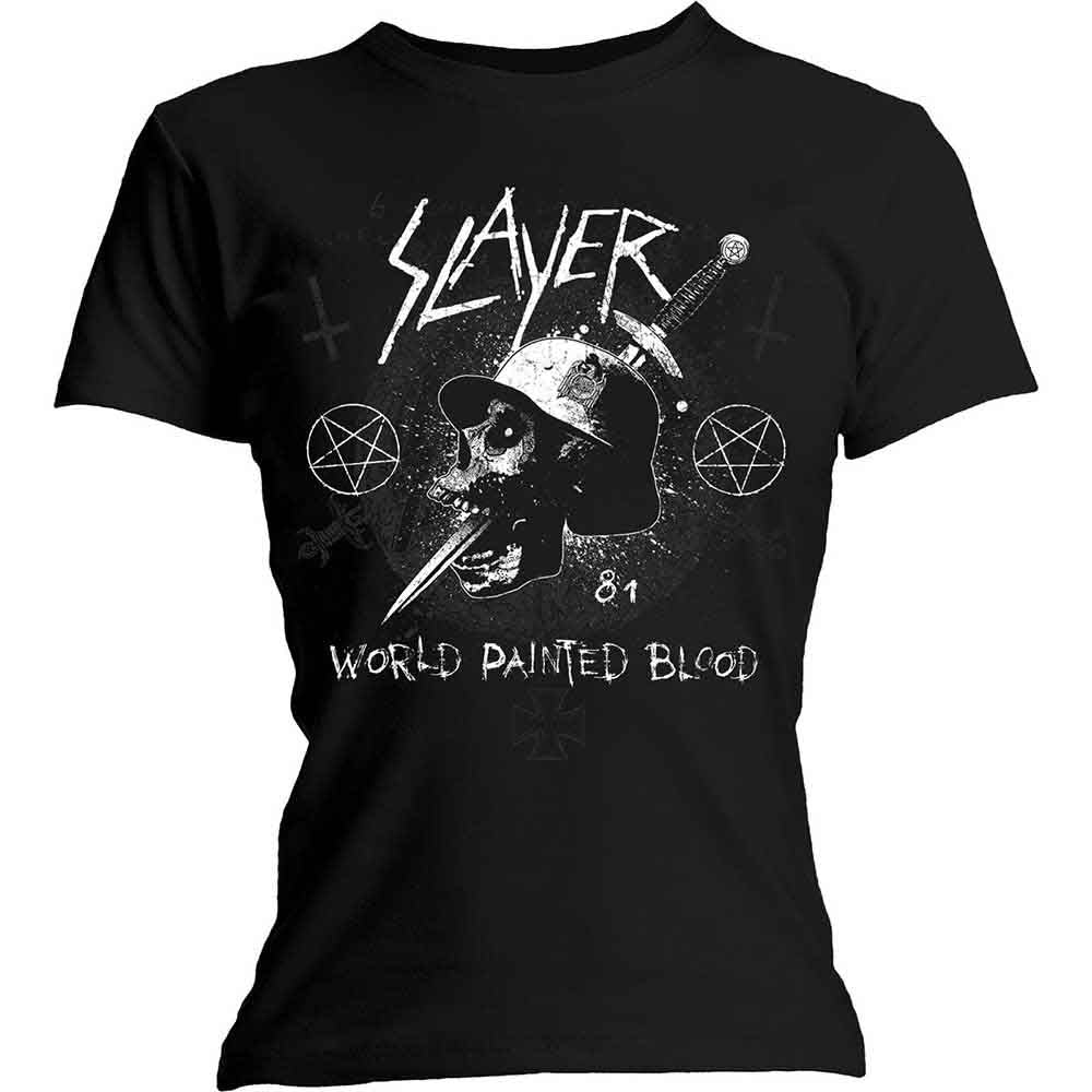 SLAYER Attractive T-Shirt, Dagger Skull