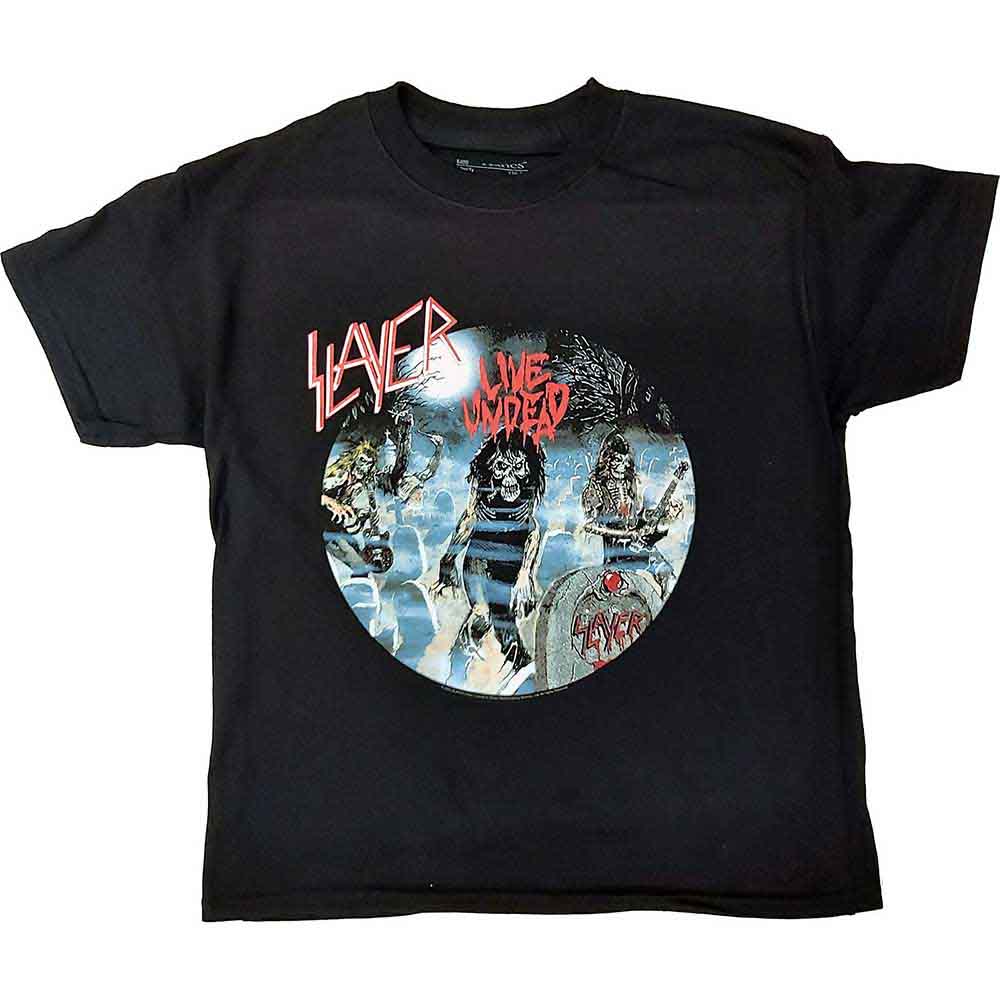 SLAYER Attractive Kids T-shirt, Live Undead