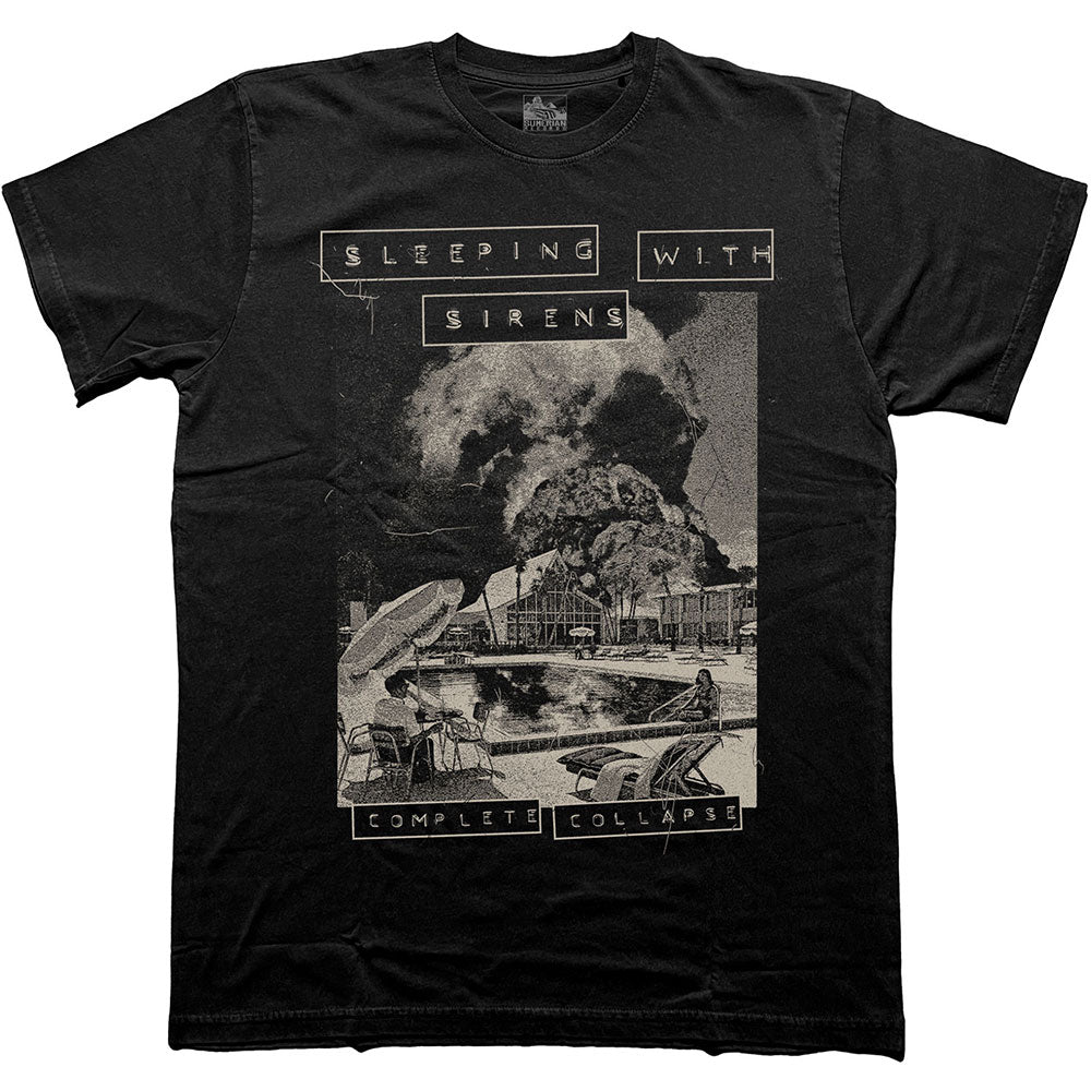 SLEEPING WITH SIRENS Attractive T-Shirt, Complete Collapse