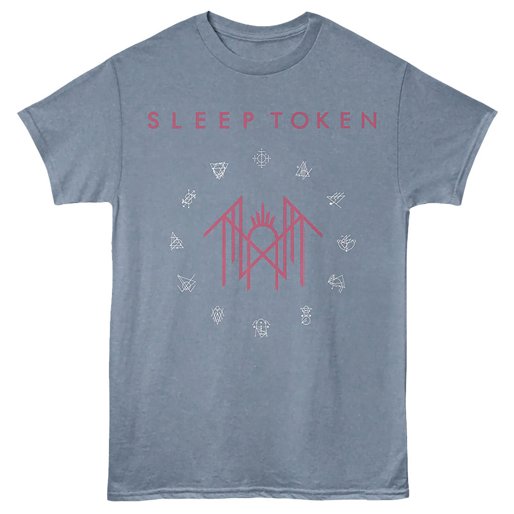 SLEEP TOKEN Eye-Catching T-Shirt, SUNDOWNING EMBROIDERY