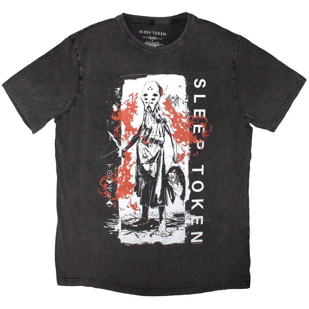 SLEEP TOKEN Stone Wash T-Shirt, Euclid