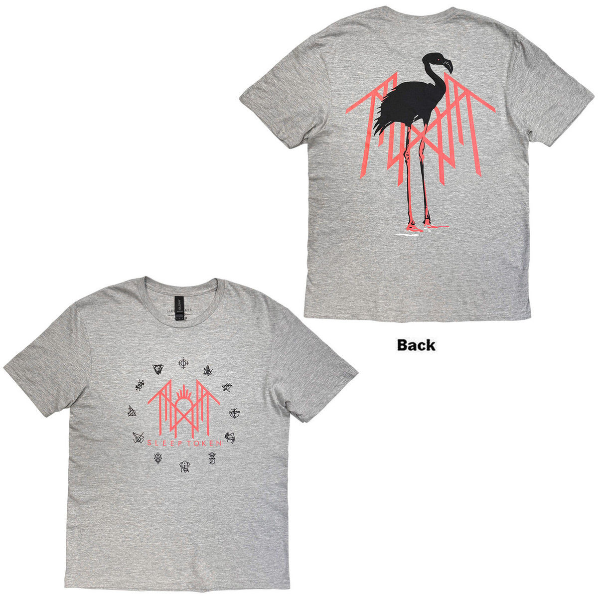 SLEEP TOKEN Attractive T-Shirt, Flamingo Pink Logo
