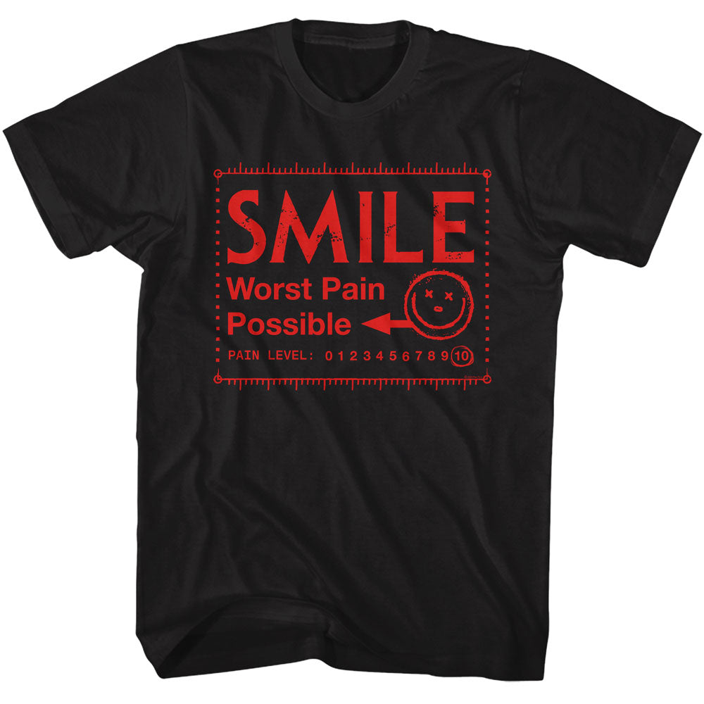 SMILE Eye-Catching T-Shirt, PAIN LEVEL