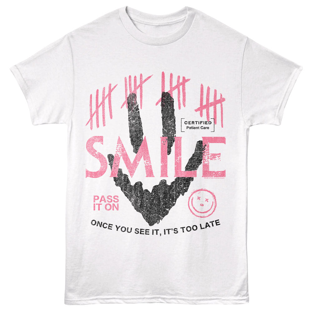 SMILE Eye-Catching T-Shirt, PASS IT ON