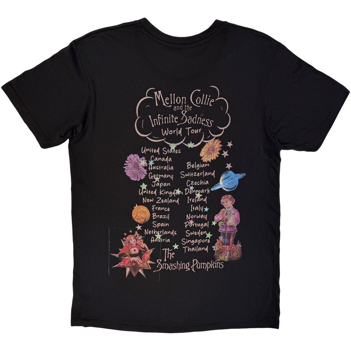 THE SMASHING PUMPKINS Carbon T-Shirt, Celestial Collage