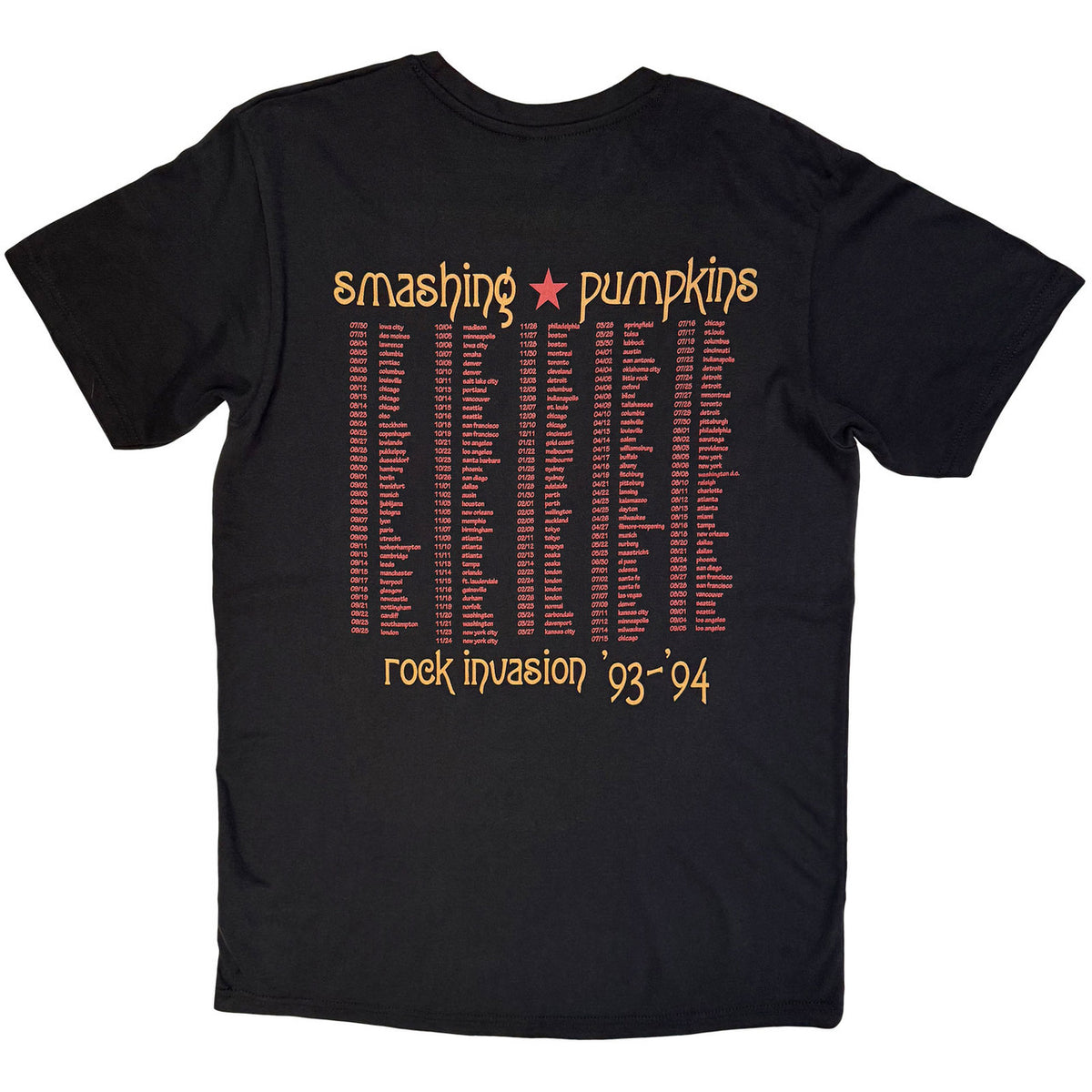 THE SMASHING PUMPKINS Carbon T-Shirt, Rock Invasion