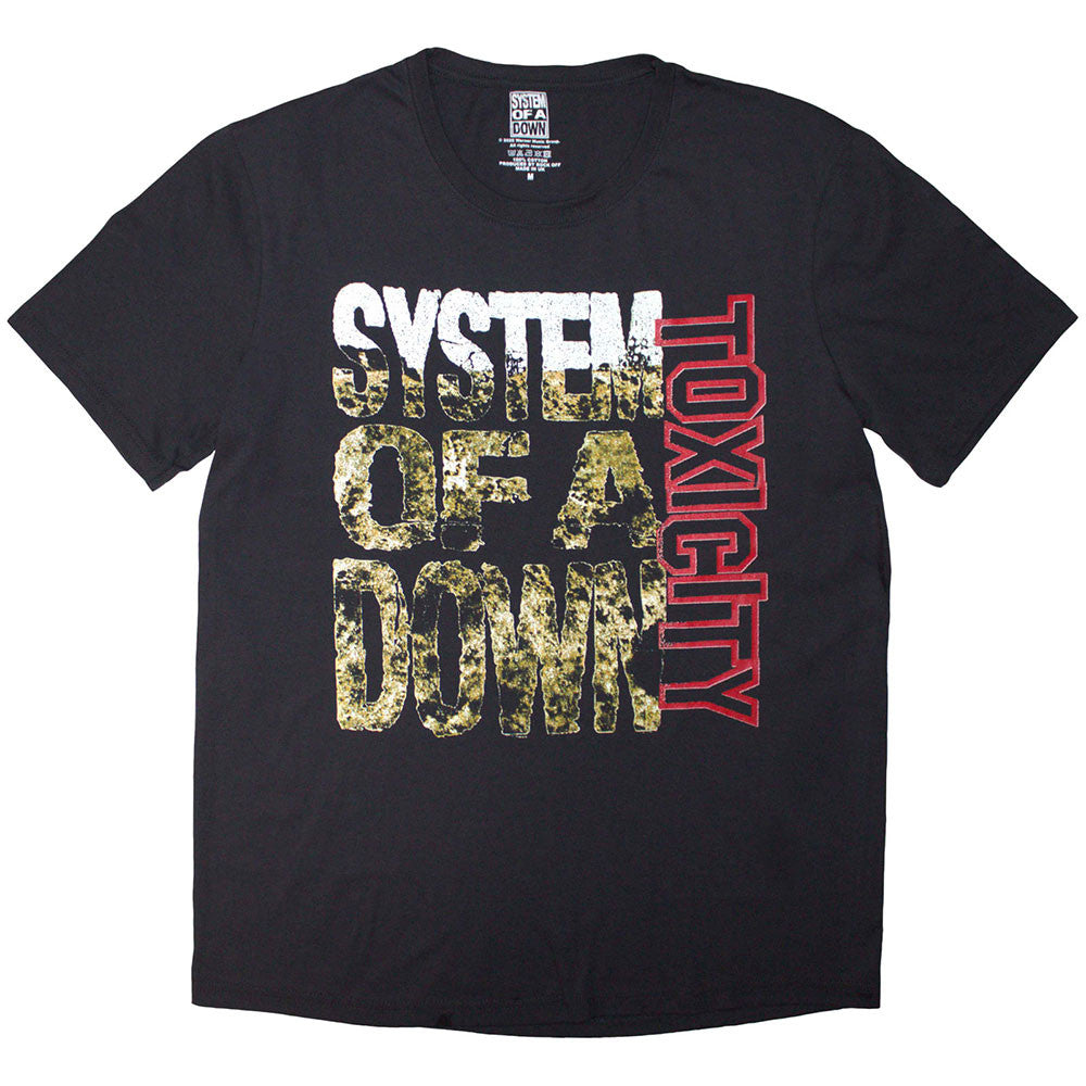 SYSTEM OF A DOWN Attractive T-Shirt, Toxicity Stack
