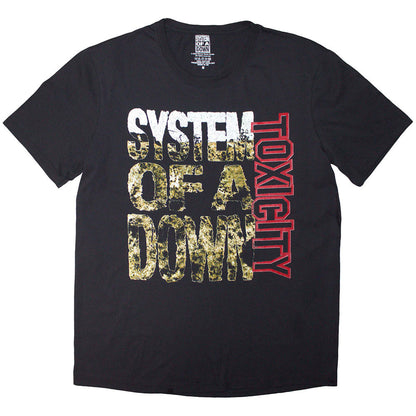 SYSTEM OF A DOWN Attractive T-Shirt, Toxicity Stack