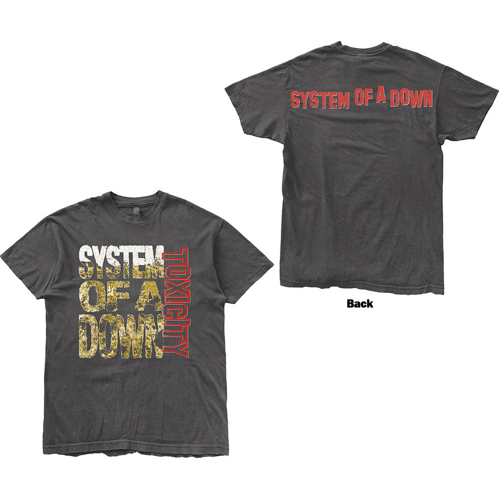 SYSTEM OF A DOWN Attractive T-Shirt, Toxicity Stack