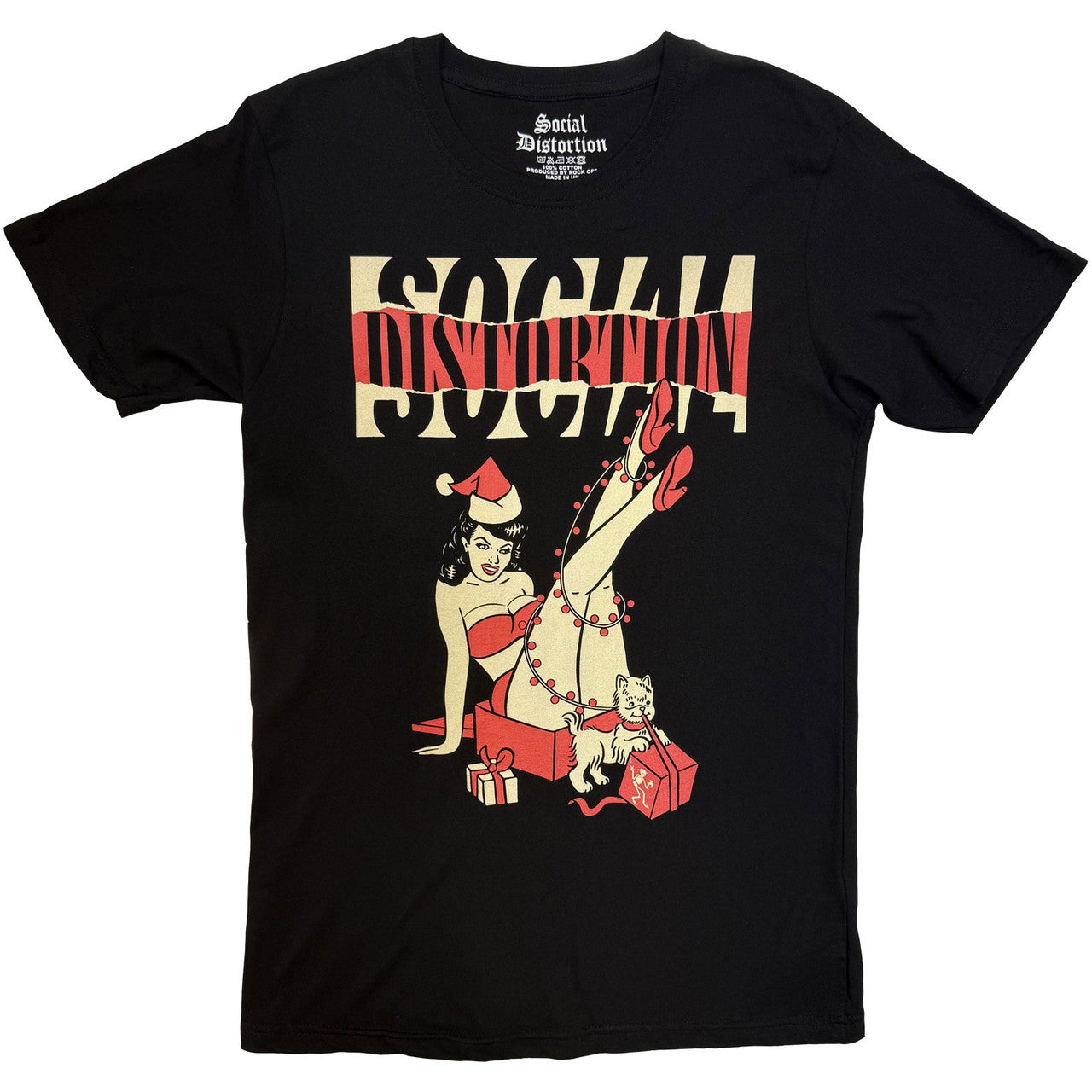 SOCIAL DISTORTION Attractive T-Shirt, Pin Up Holiday
