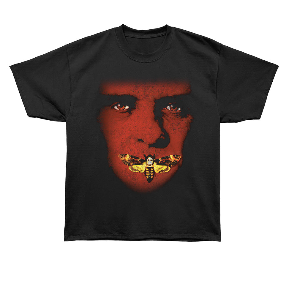 SILENCE OF THE LAMBS Oversized T-Shirt, FACE W MOTH