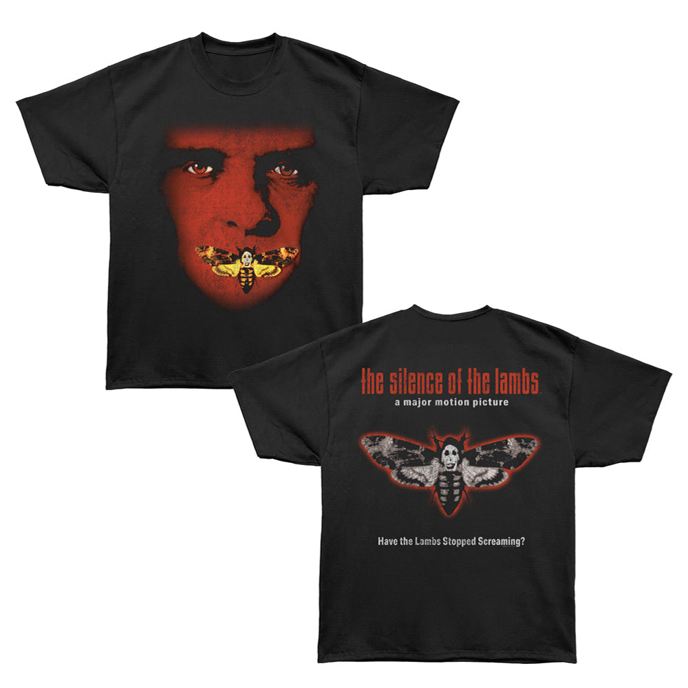 SILENCE OF THE LAMBS Oversized T-Shirt, FACE W MOTH