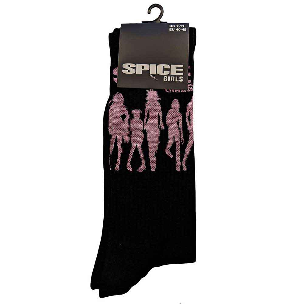 THE SPICE GIRLS Unisex Ankle Socks, Silhouette