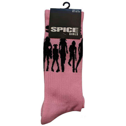 THE SPICE GIRLS Unisex Ankle Socks, Silhouette