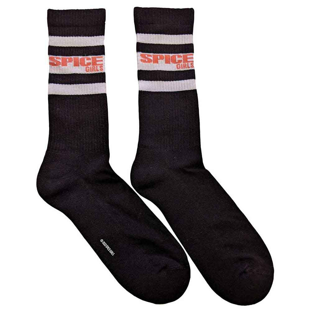 THE SPICE GIRLS Unisex Ankle Socks, Logo & Stripes