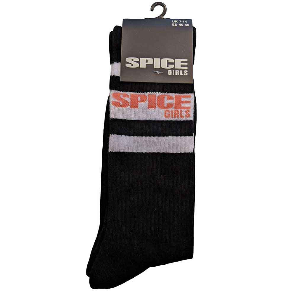 THE SPICE GIRLS Unisex Ankle Socks, Logo &amp; Stripes