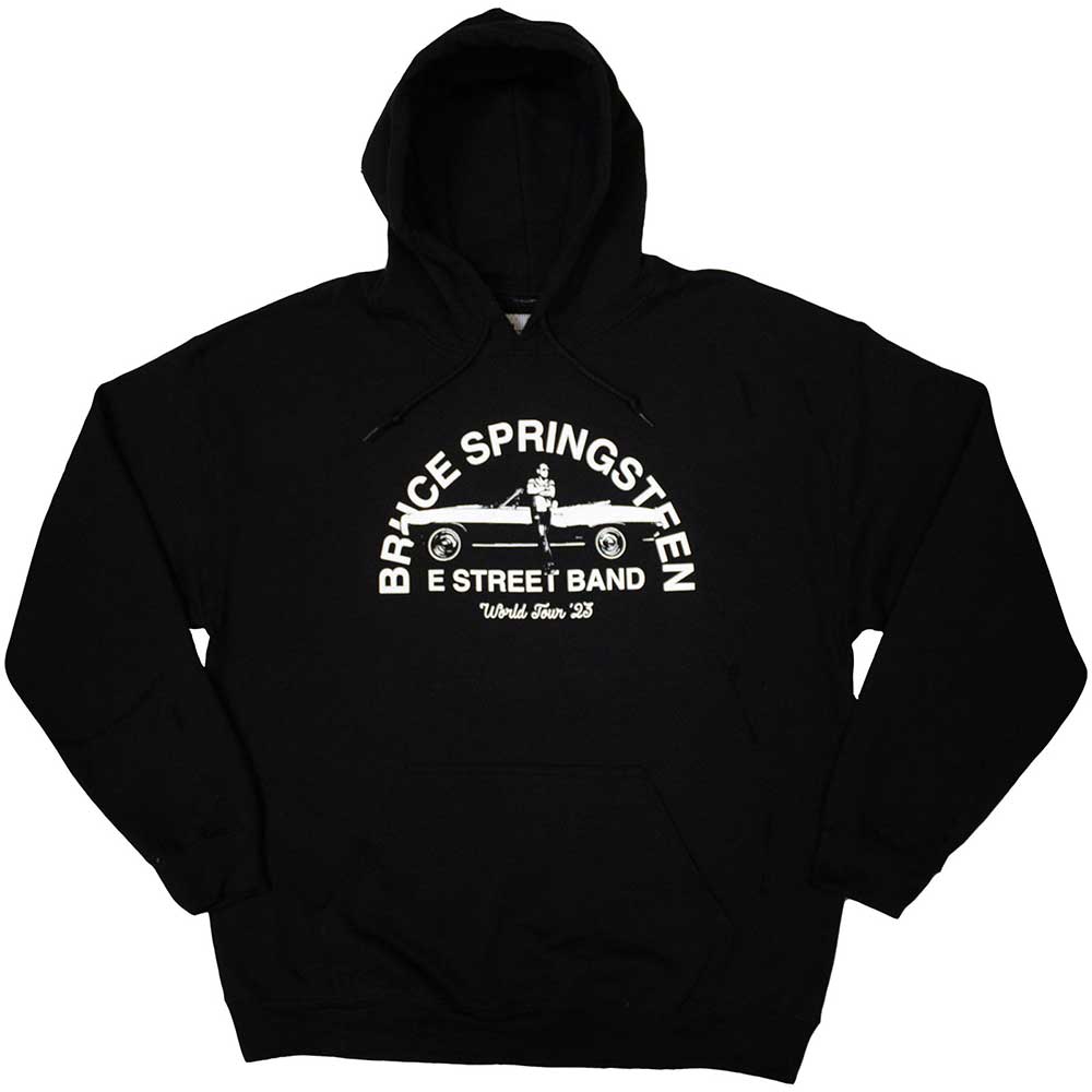 BRUCE SPRINGSTEEN Attractive Hoodie, Tour ‘23 Leaning Car