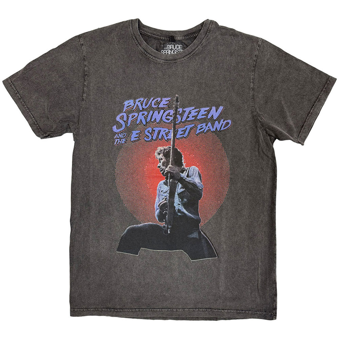BRUCE SPRINGSTEEN Stone Wash T-Shirt, Live Photo