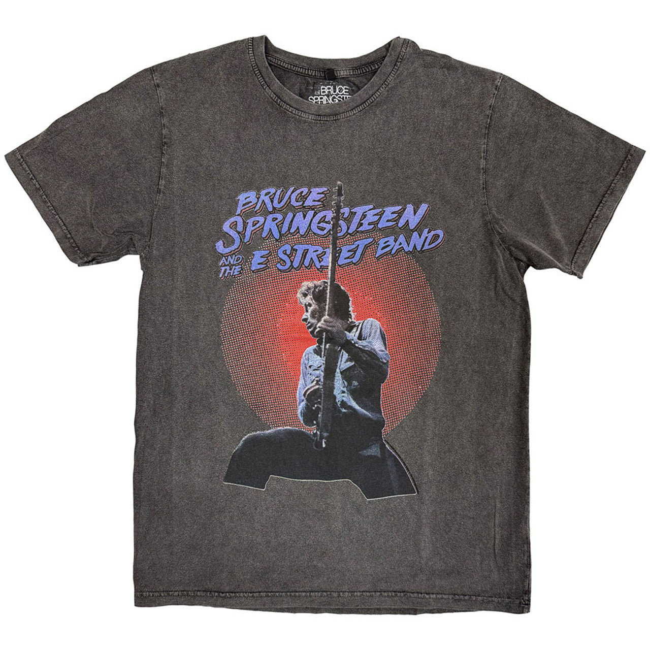BRUCE SPRINGSTEEN Stone Wash T-Shirt, Live Photo