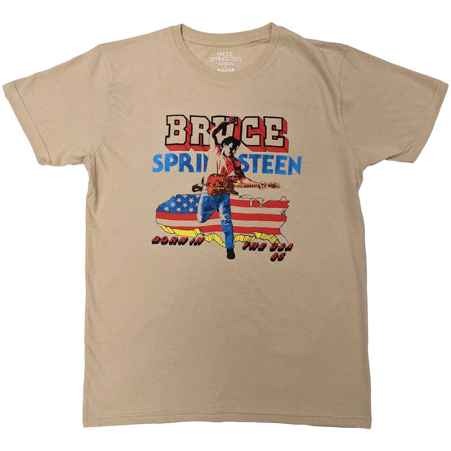 BRUCE SPRINGSTEEN Attractive T-Shirt, Born in the USA &