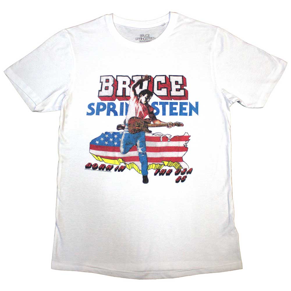 BRUCE SPRINGSTEEN Attractive T-Shirt, Born In The USA &