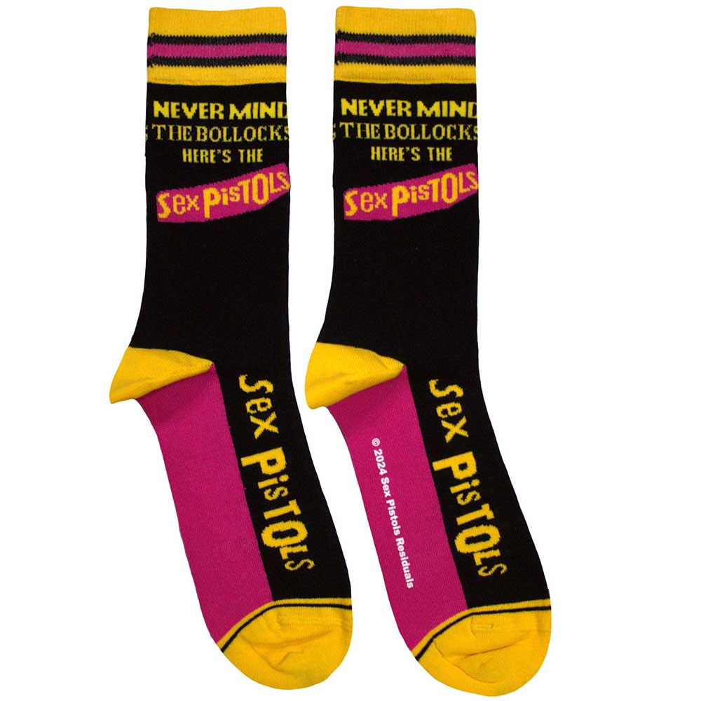 THE SEX PISTOLS Unisex Ankle Socks, Never Mind The Bollocks Stripes