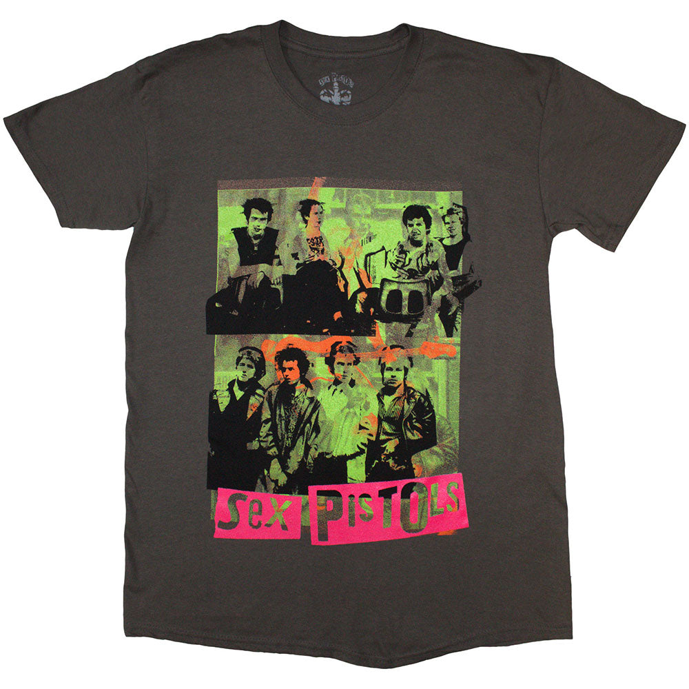 THE SEX PISTOLS Attractive T-Shirt, Band Montage
