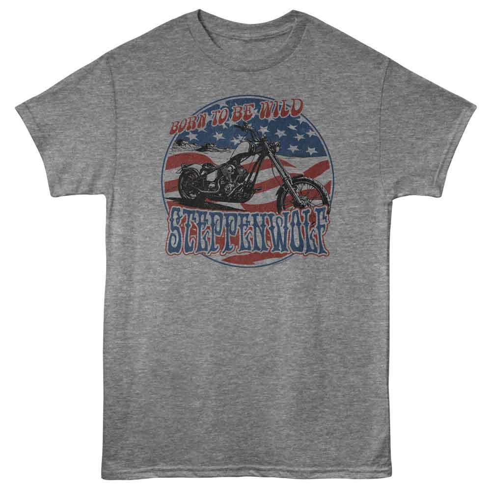 STEPPENWOLF Eye-Catching T-Shirt, BORN TO BE WILD