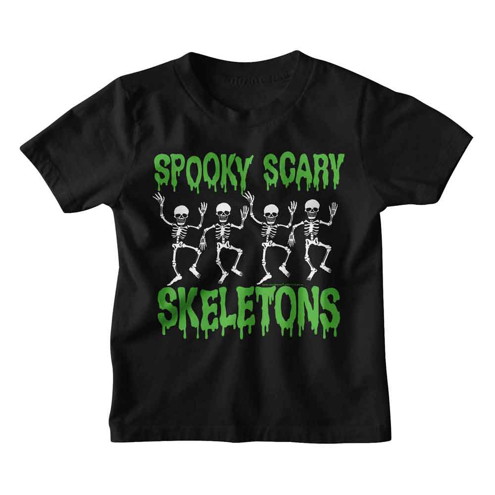 SPOOKY SCARY SKELETONS Eye-Catching T-Shirt, SPOOKY SCARY SKELETONS