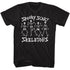SPOOKY SCARY SKELETONS Eye-Catching T-Shirt, DANCING SKELETONS