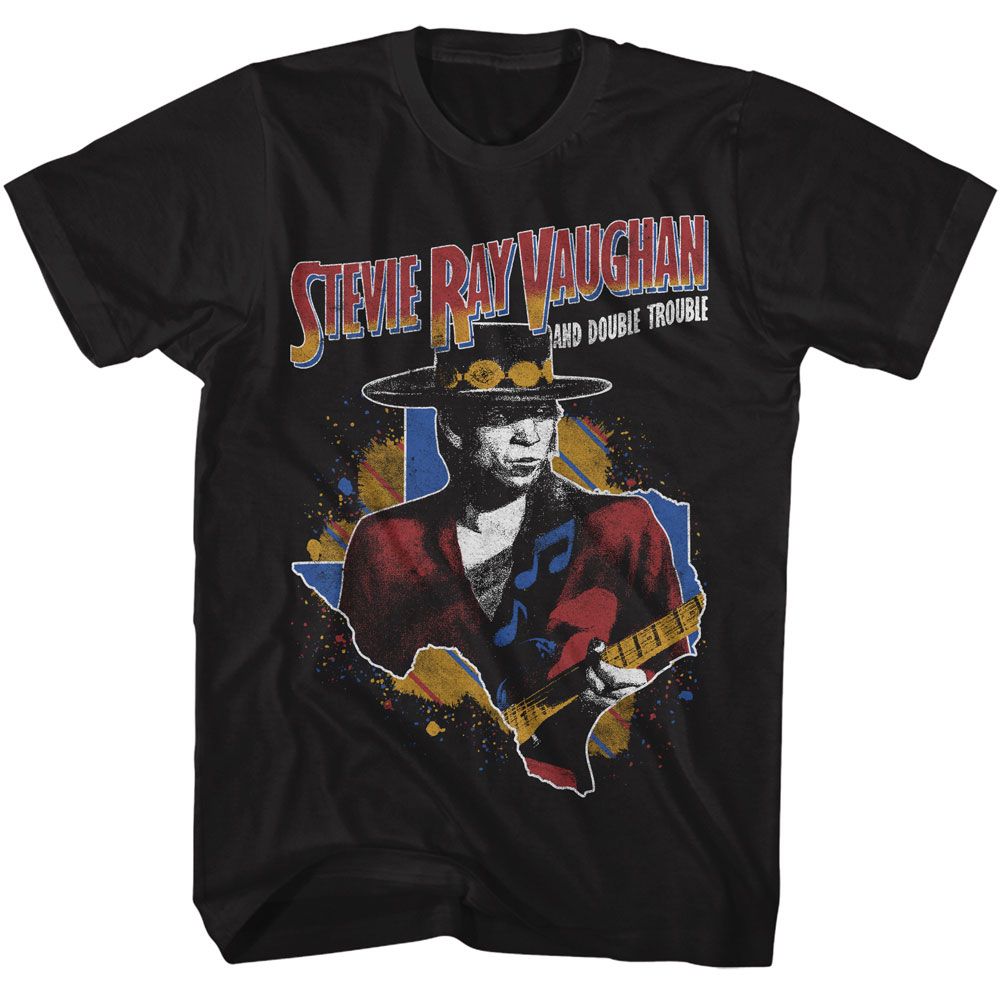 STEVIE RAY VAUGHAN Eye-Catching T-Shirt, Texas