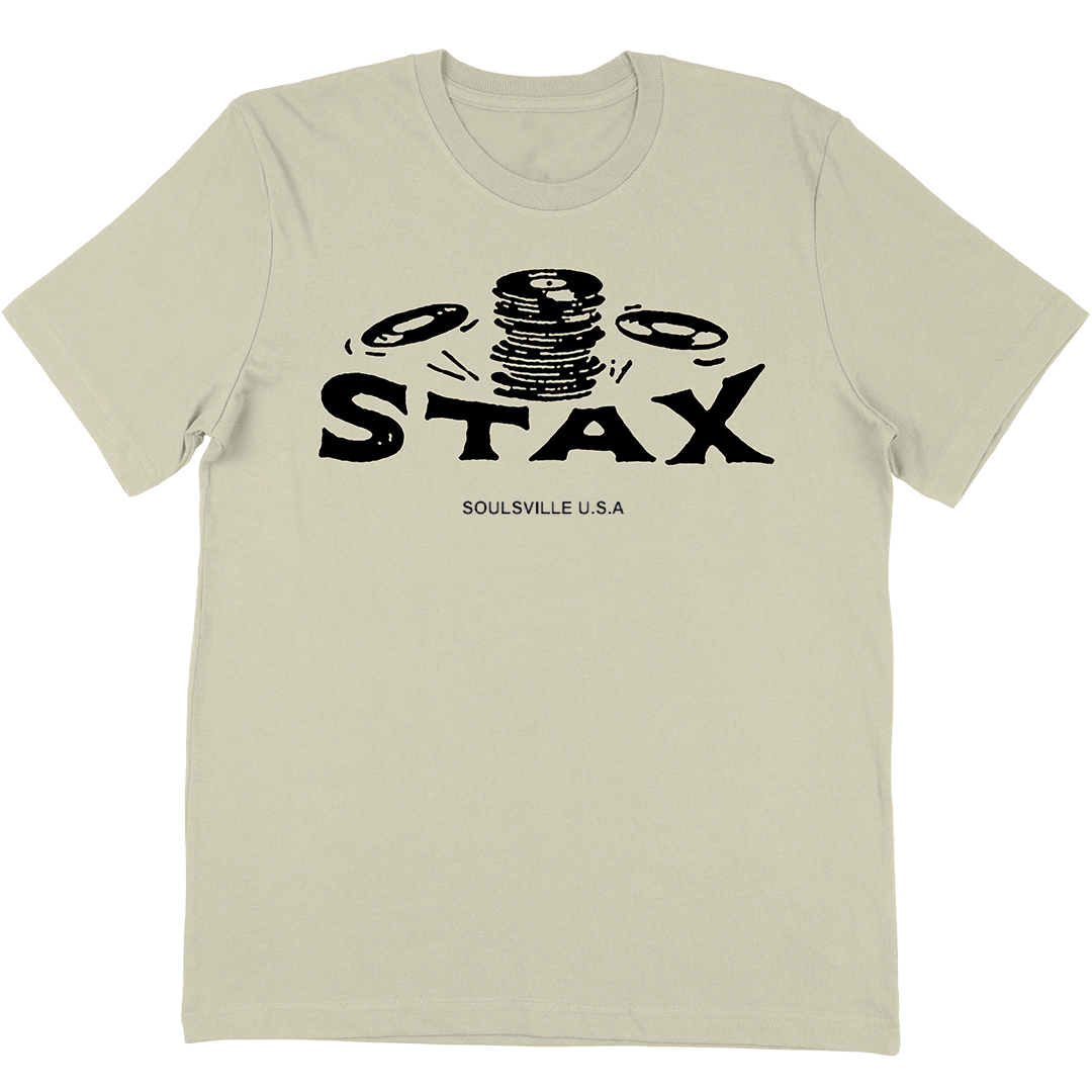 Stax Records Records Logo T-Shirt In Vintage White