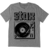 Stax Records Record Player T-Shirt In Heather Grey