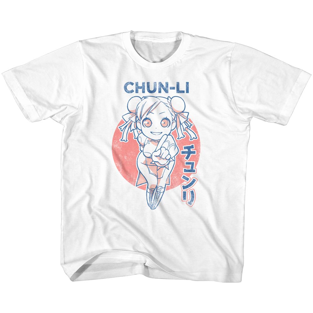 STREET FIGHTER Kids T-Shirt, CUTESY CHUN-LI