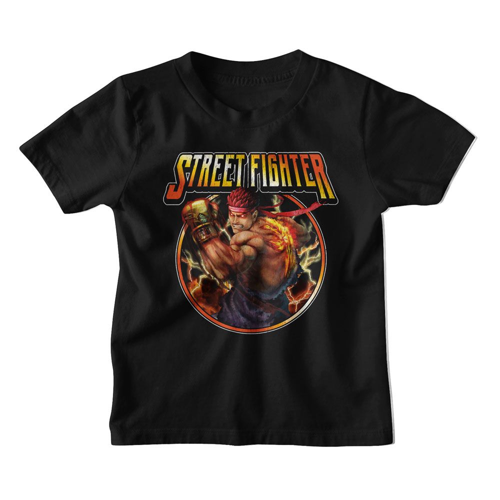 STREET FIGHTER Eye-Catching T-Shirt, LIGHTNING RYU