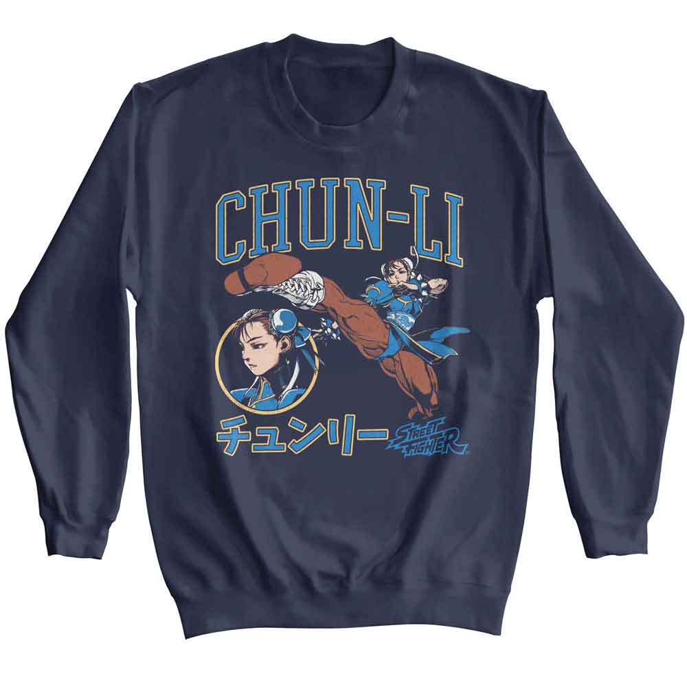 STREET FIGHTER Eye-Catching Sweatshirt, CHUN LI