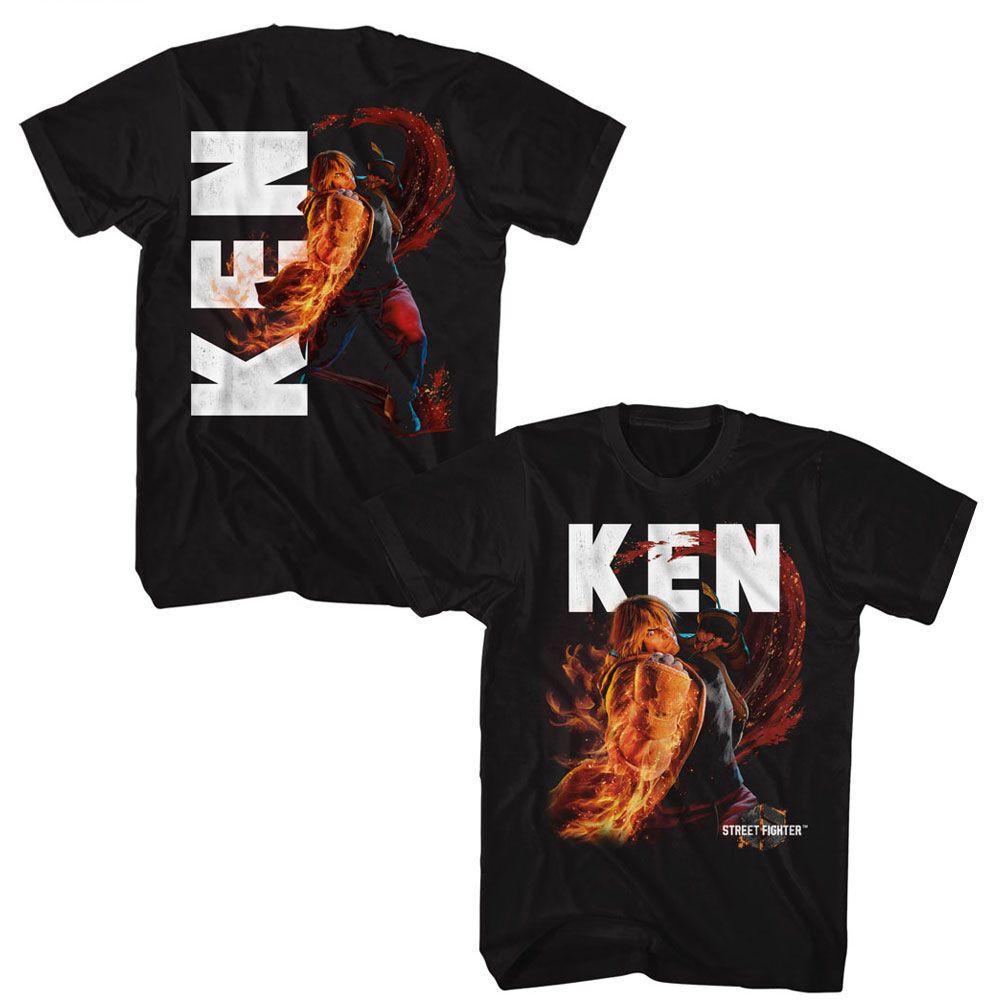 STREET FIGHTER Brave T-Shirt, KEN CHARACTER