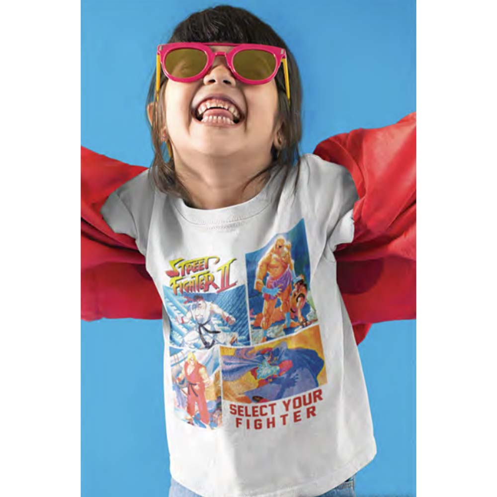 STREET FIGHTER Kids FOUR PHOTOS SELECT YOUR FIGHTER T-Shirt